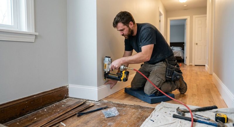 Floor Trim Installation in Kansas City, KS